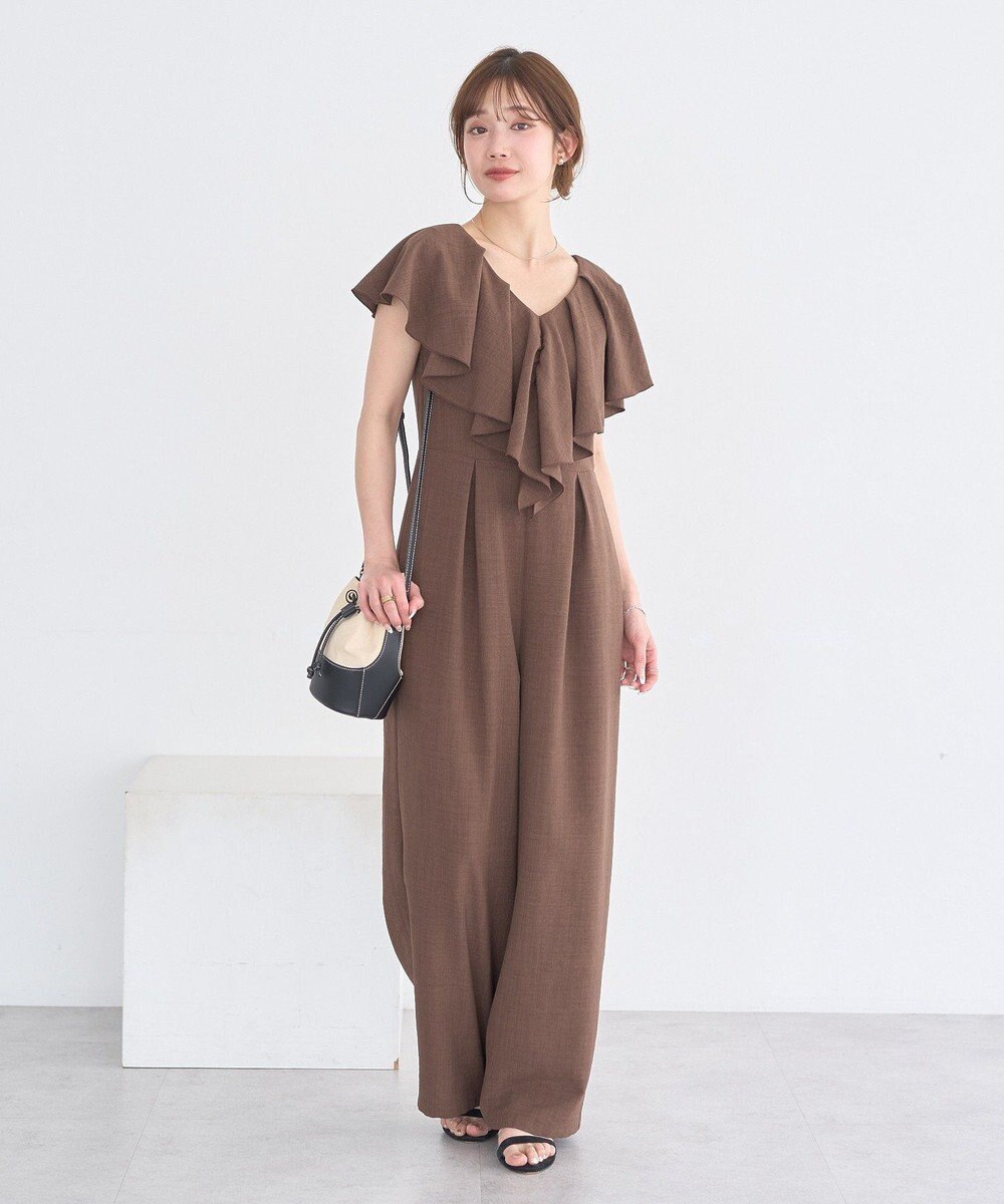 earth music&ecology ラッフルサロペット 