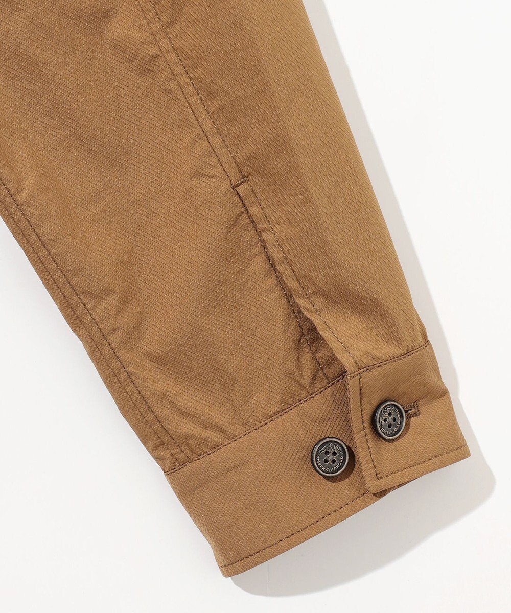 JOSEPH ABBOUD MOUNTAIN 【軽量】ハイパワーストレッチカルゼ ノーカラーアウトドアブルゾン 