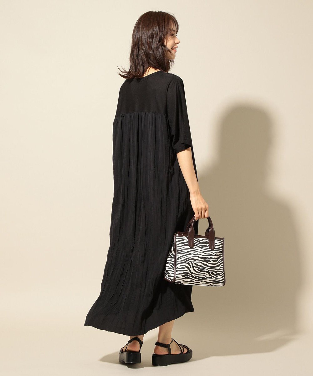 ANY ワッシャーコンビワンピース 