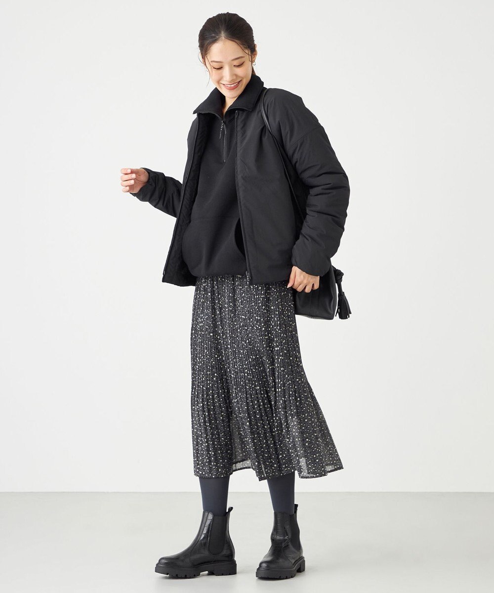 SHARE PARK LADIES レオパードプリーツスカート 