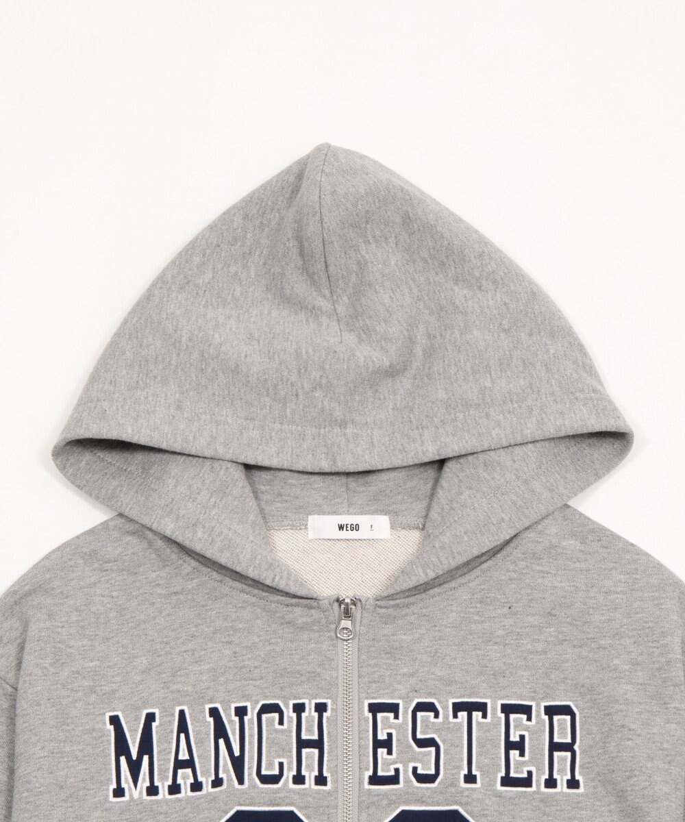 WEGO グラフィックショートZIPパーカー 