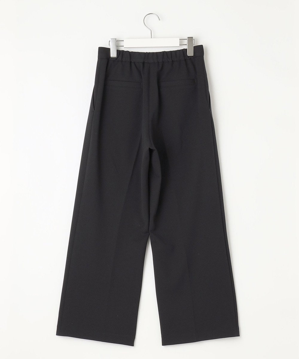 J.PRESS LADIES 【洗える・イージーケア】CUT GEORGETTE セミワイド パンツ 