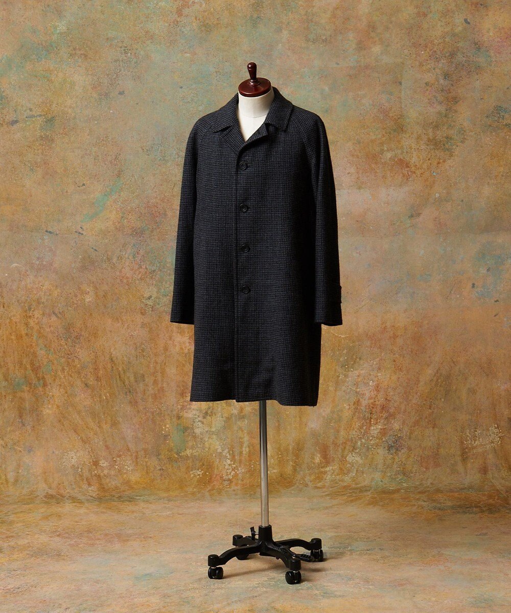 J.PRESS MEN 【J.PRESS Original Fabric for CUBA BEACH】ツイードバルカラーコート 