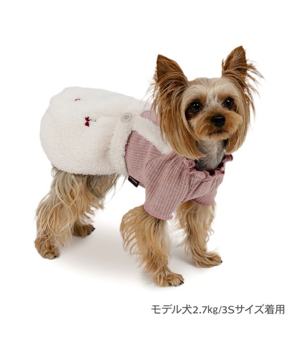PET PARADISE ペットパラダイス スカート つなぎ 《チェリー柄》 小型犬 