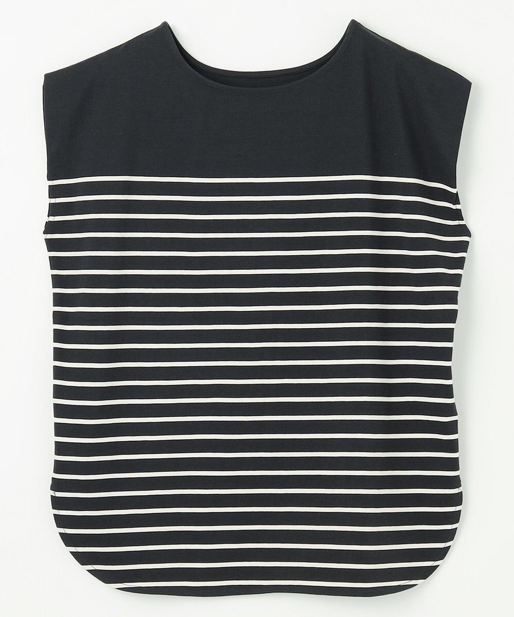 ANY 【接触冷感・UVケア】TCオーガビッツボーダー Tシャツ 