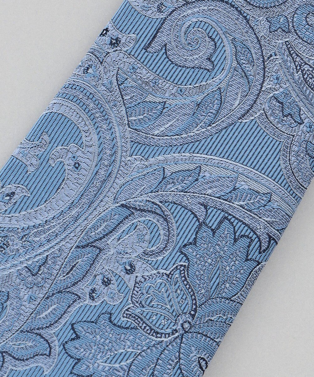 GOTAIRIKU 【日本製】西陣ネクタイ_サックスブルー系 