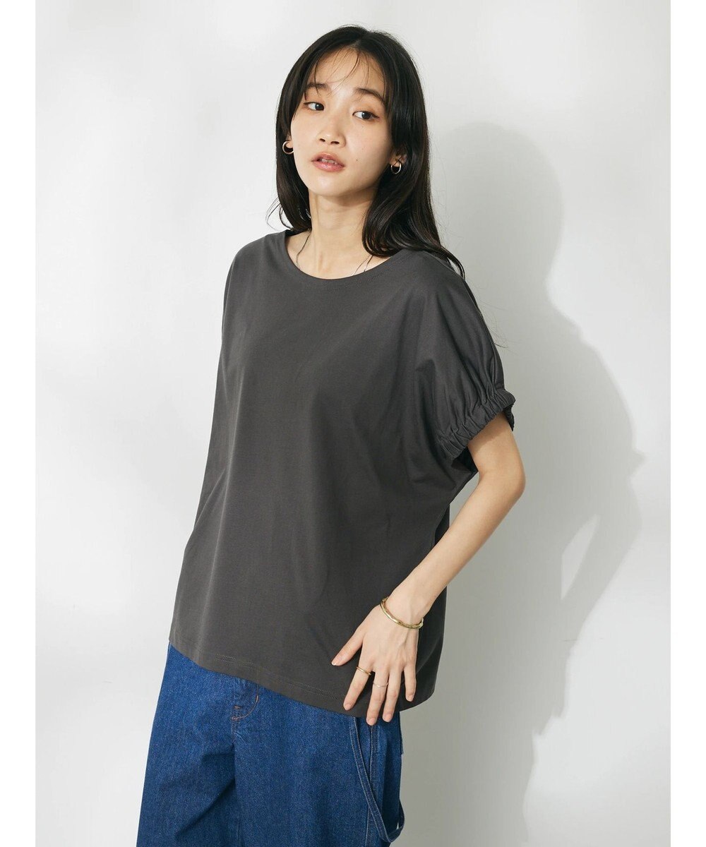 CRAFT STANDARD BOUTIQUE 【ＵＶカット】ギャザースリーブプルオーバー 