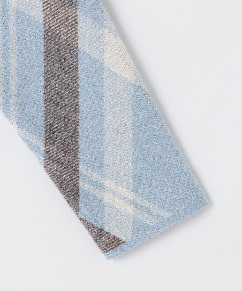 J.PRESS LADIES L 【一枚で着映え】WOOLY STRETCH PLAID チェック ニット 