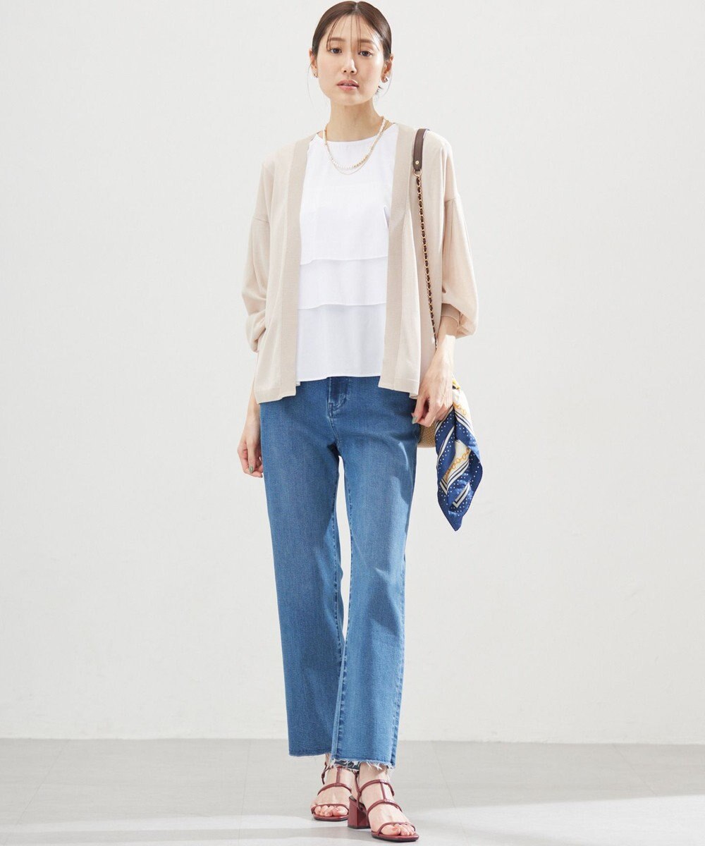 組曲 L シアーニットドルマンカーディガン 