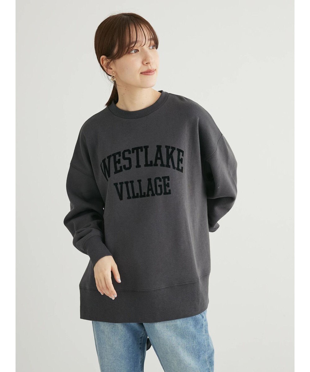 Green Parks 裏起毛フロッキーロゴプルオーバー 