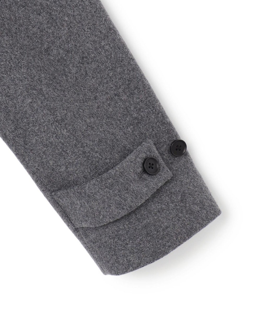 JOSEPH HOMME 【新素材】ライトウールシャギー　スタンドカラーシングルブレストコート 