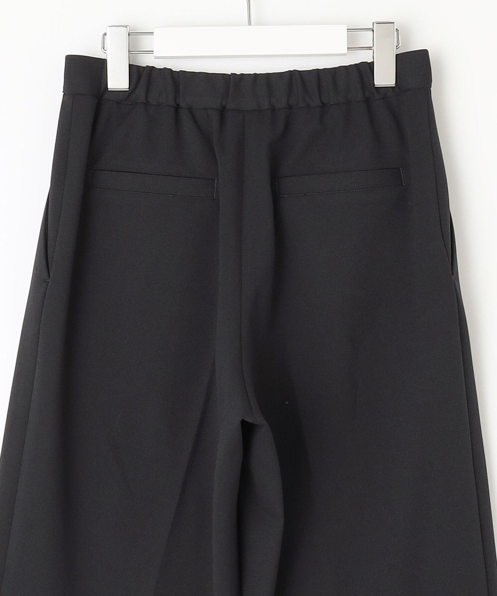 J.PRESS LADIES 【洗える・イージーケア】CUT GEORGETTE セミワイド パンツ 