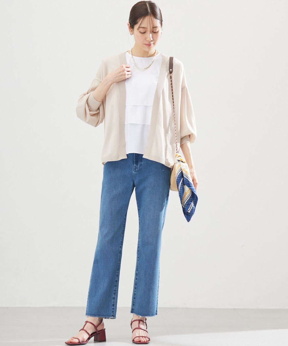 組曲 L シアーニットドルマンカーディガン 