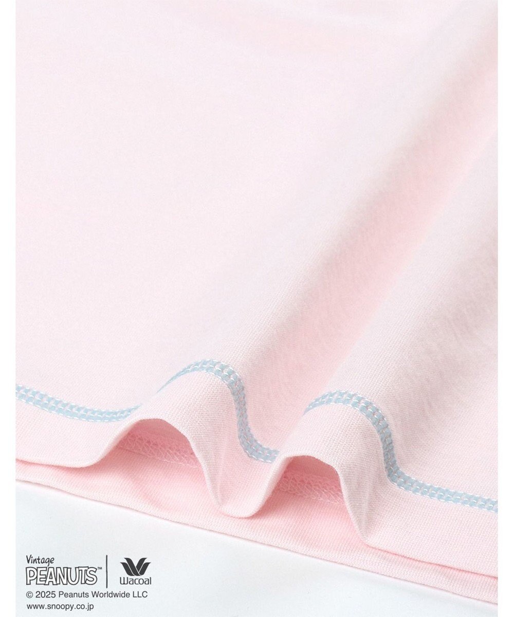 WACOAL ワコール_リラックス＆スリープ パジャマ 3分袖 半袖 8分丈 綿100%(本体) PEANUTS スヌーピー レディース FDT158 /ワコール 