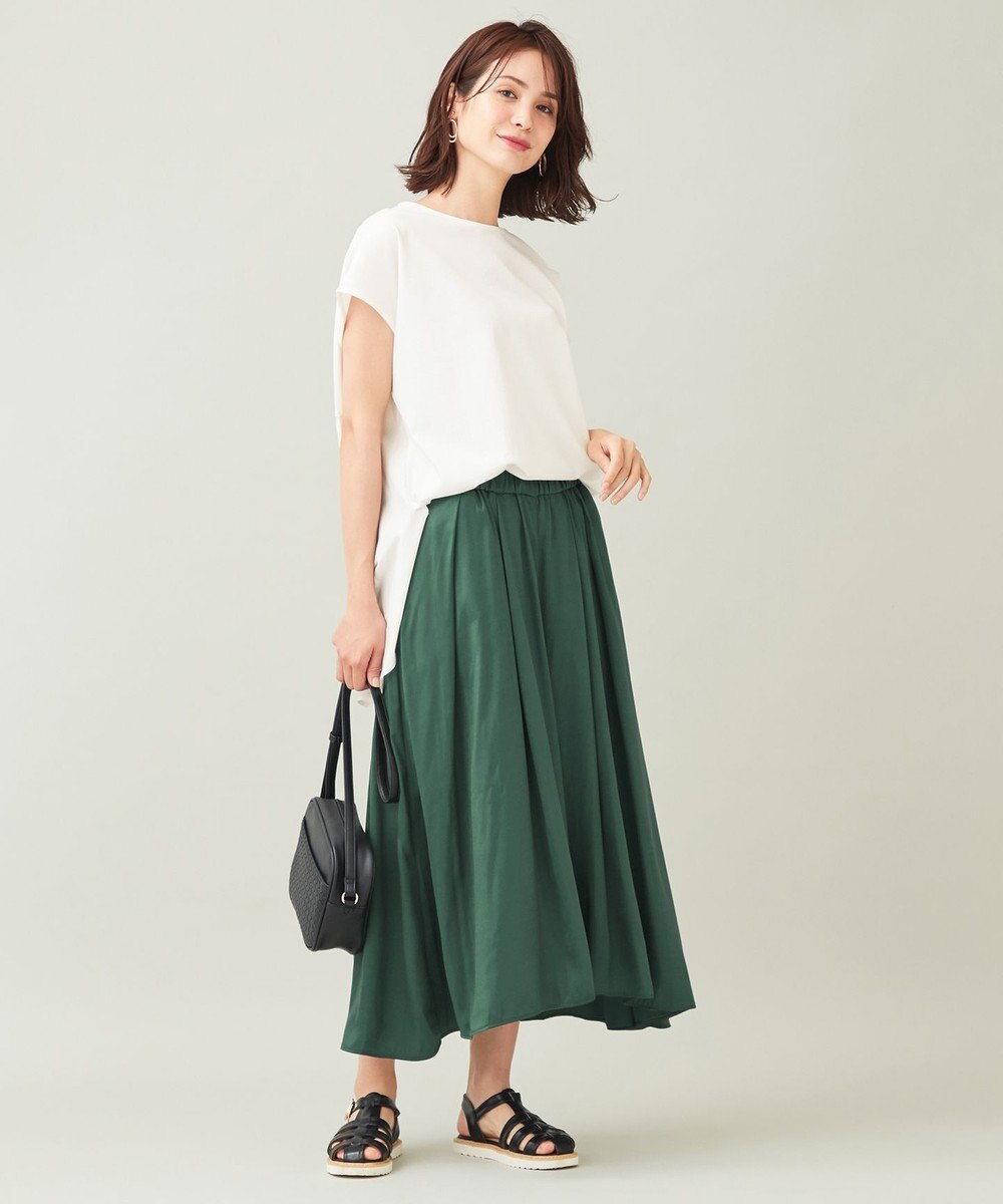 ANY 【接触冷感】秋メキバックフレア カットソー 