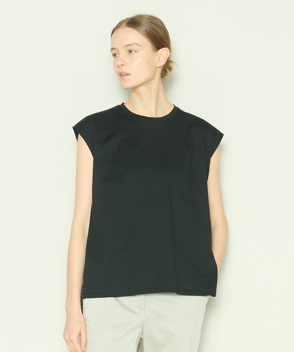 JOSEPH 【洗える】アクロスプリント×ジャージー　カットソー 