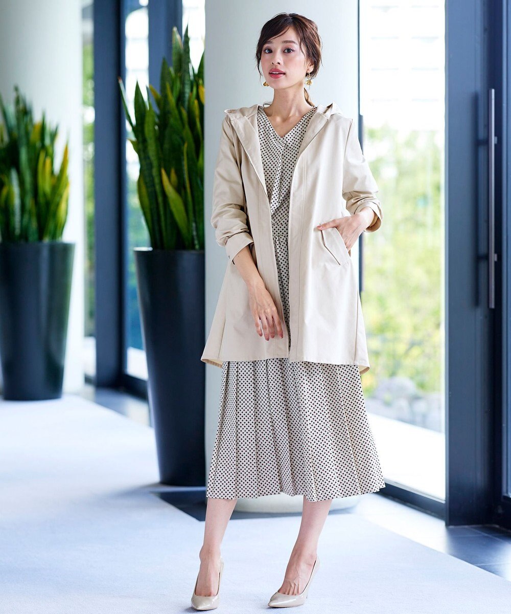 Tiaclasse 【洗える】ミドル丈マウンテンコート 