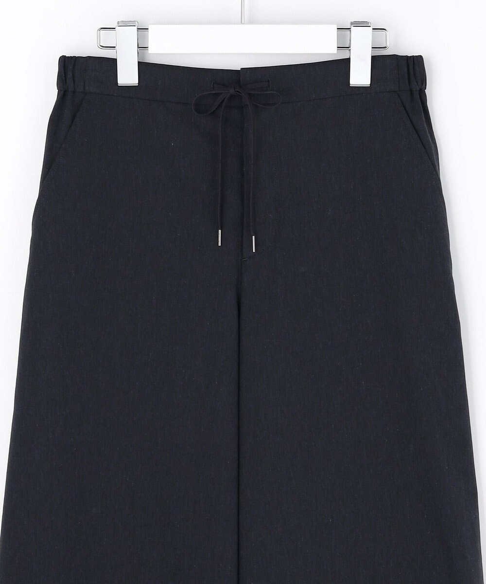 J.PRESS LADIES 【WEB限定】セルロースリネンストレッチ ワイドストレート パンツ 