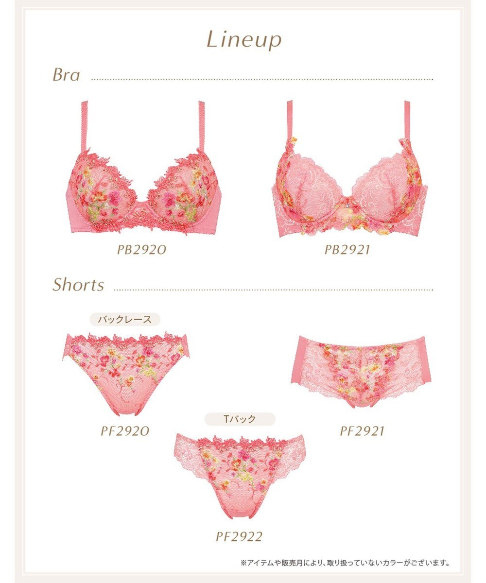 Wing ブラジャー Wing Lesiage ふっくらまる胸メイク やさしいフィット感 【2920シリーズ】 パッド有 ブラ PB2920 ウイング／ワコール 