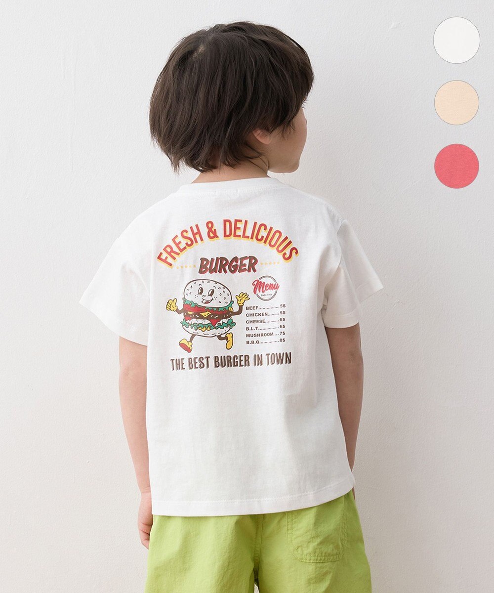 ANY KIDS バックプリント 半袖Tシャツ 