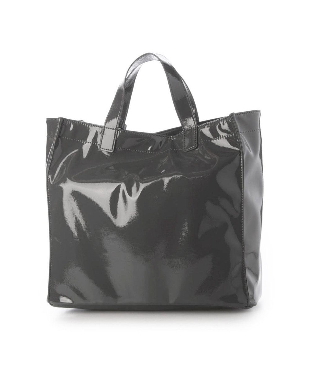 UNBILLION カシュカシュ cachecache / ソフトエナメルスクエア手提げトート 