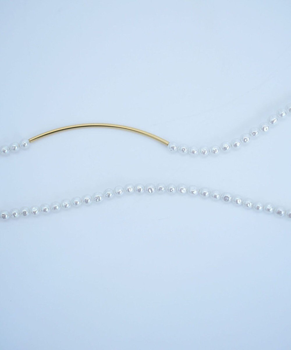 monshiro 【ヴィンテージパール】ラインバーグラスパール ネックレス 