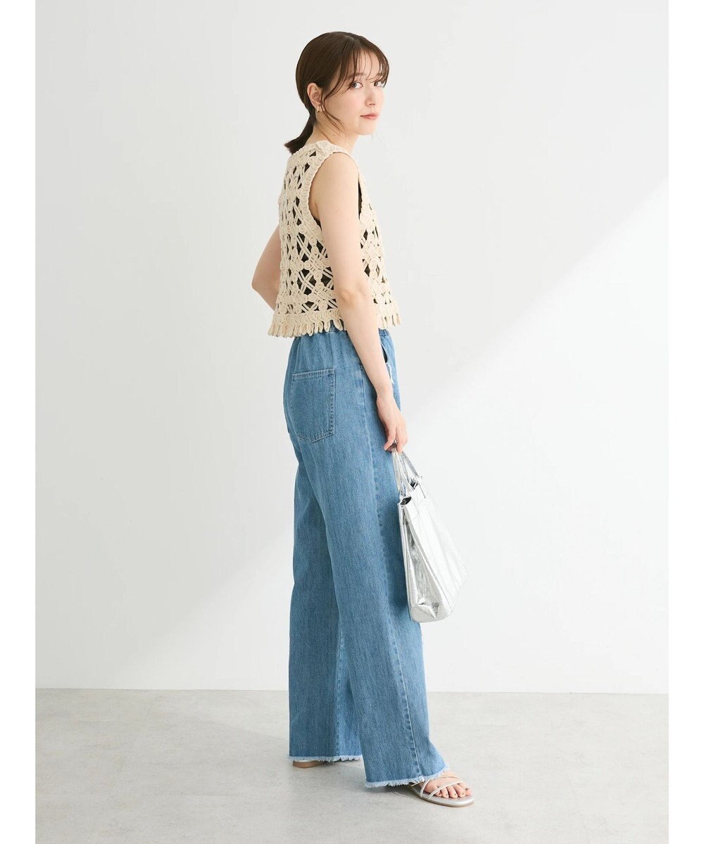 Green Parks かぎ針編みニットベスト 