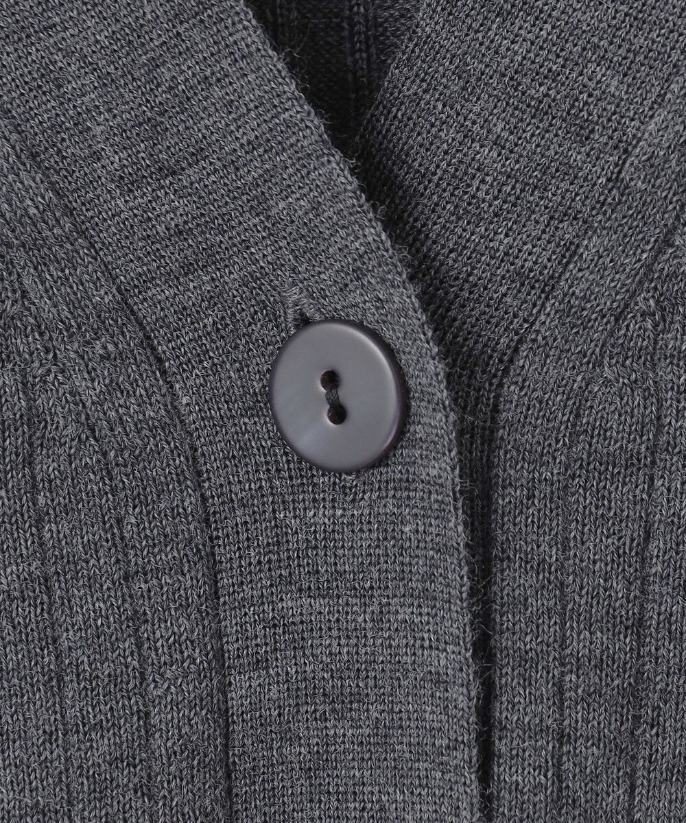 ICB 【洗える】エクストラファインメリノリブ ヘンリーネック プルオーバー 