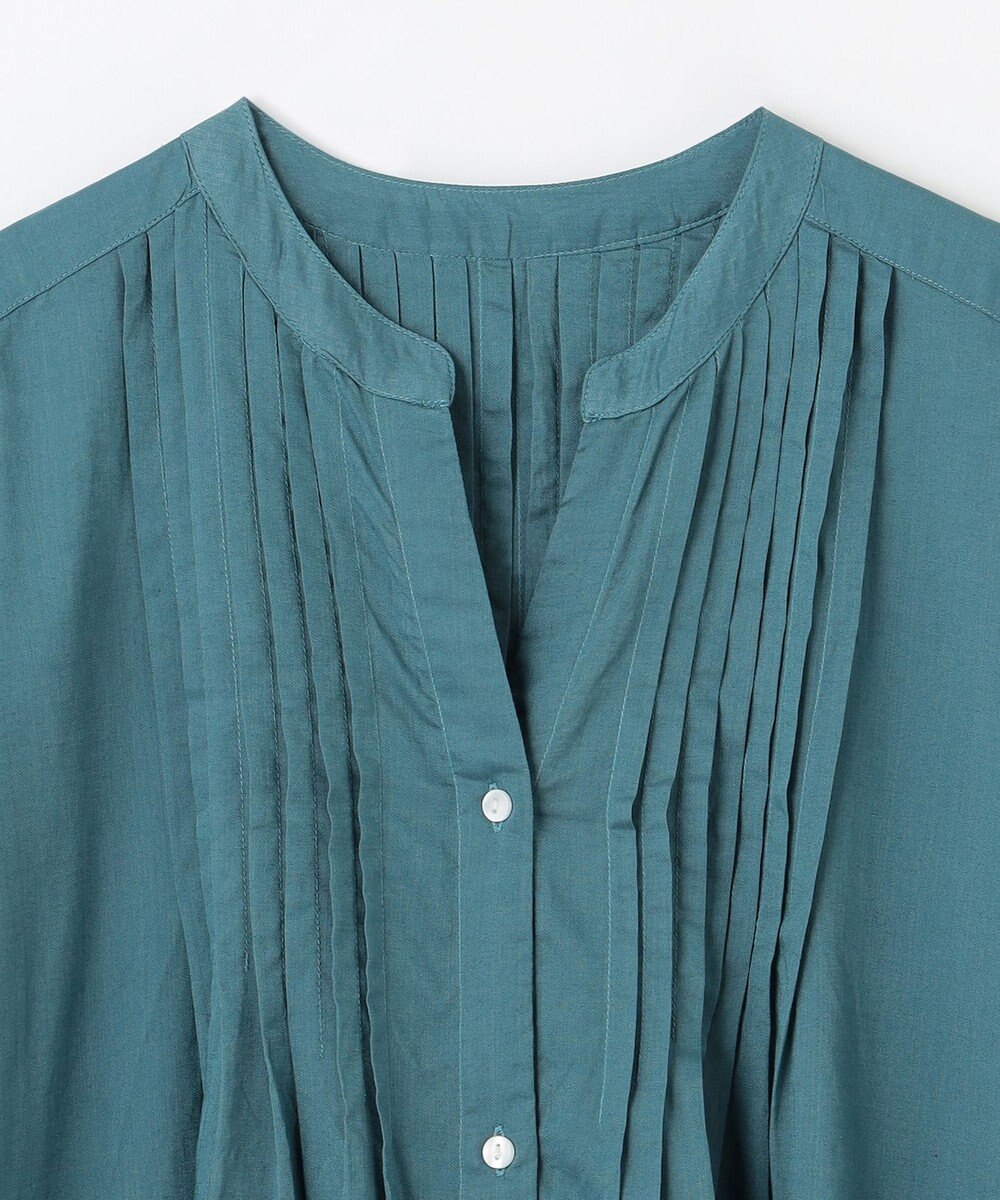 ANY ピンタックデザインシャツワンピース 