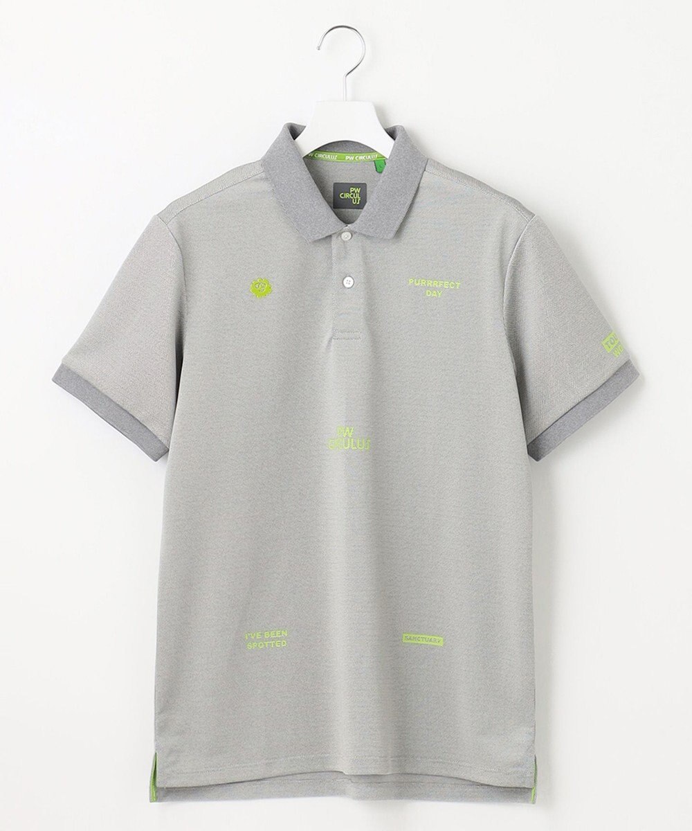 PW CIRCULUS 【MEN】【吸汗速乾】ベーシックカノコ ポロシャツ 