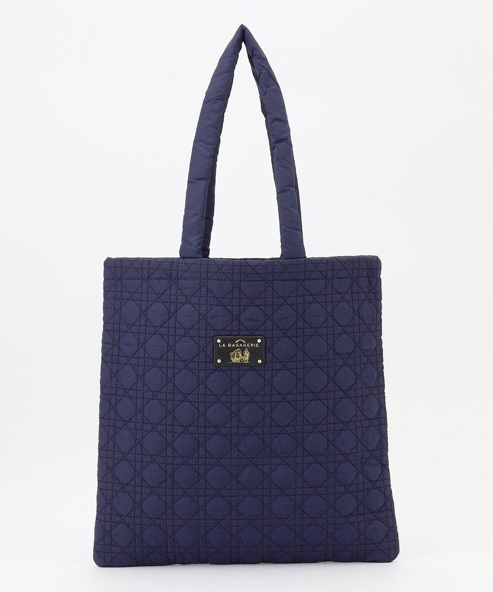 LA BAGAGERIE バイカラー　キルティングビッグトート 