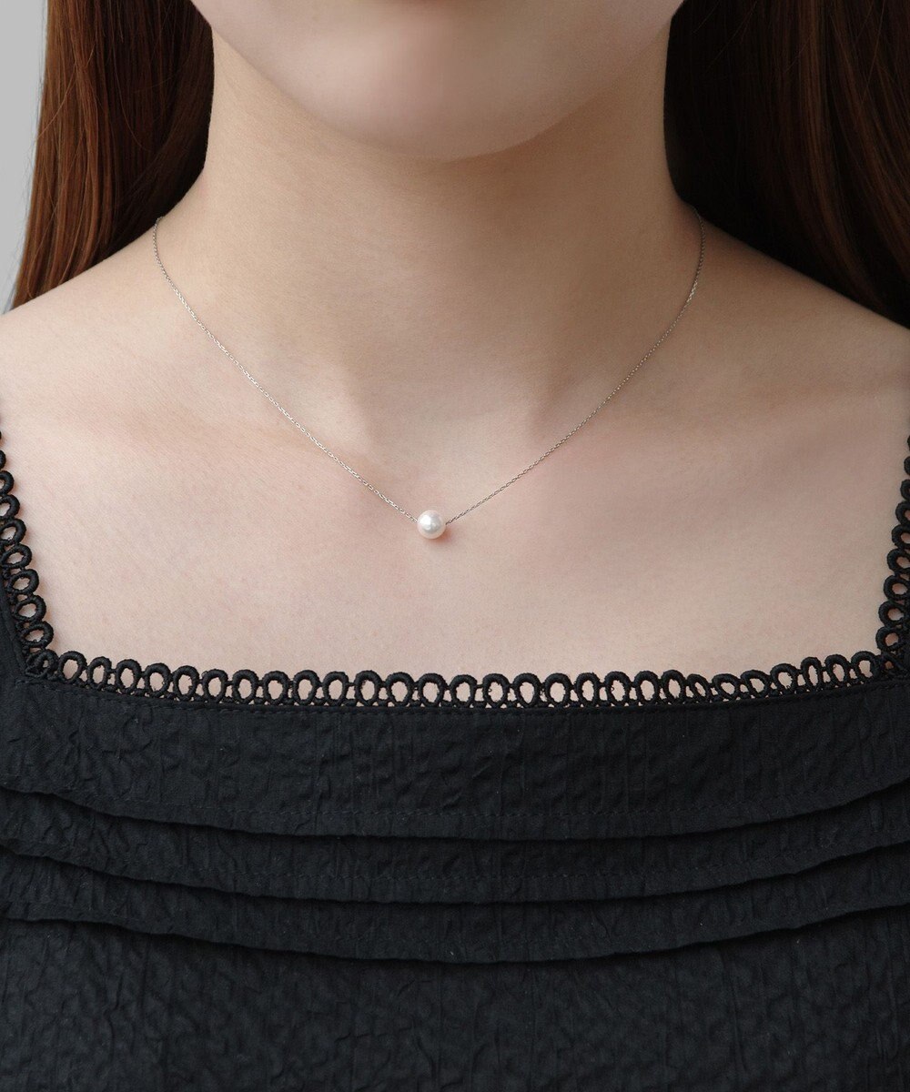 TOCCA 【WEB限定】PRECIOUS PEARL NECKLACE プラチナ アコヤパール ネックレス 