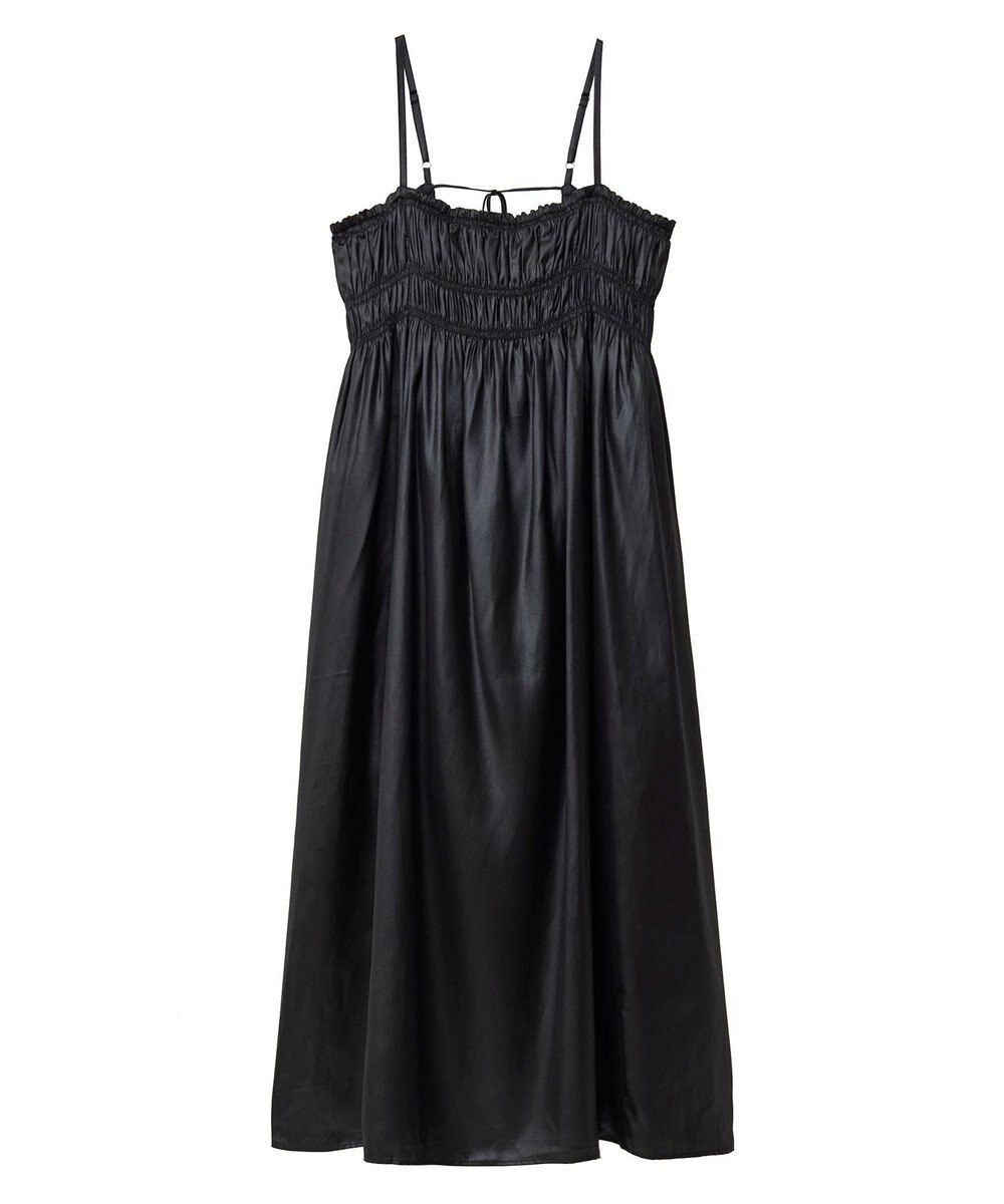 Green Parks レザー風キャミワンピース 