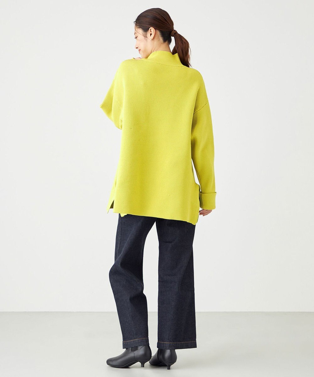 SHARE PARK LADIES エステルニットハイネックプルオーバー 