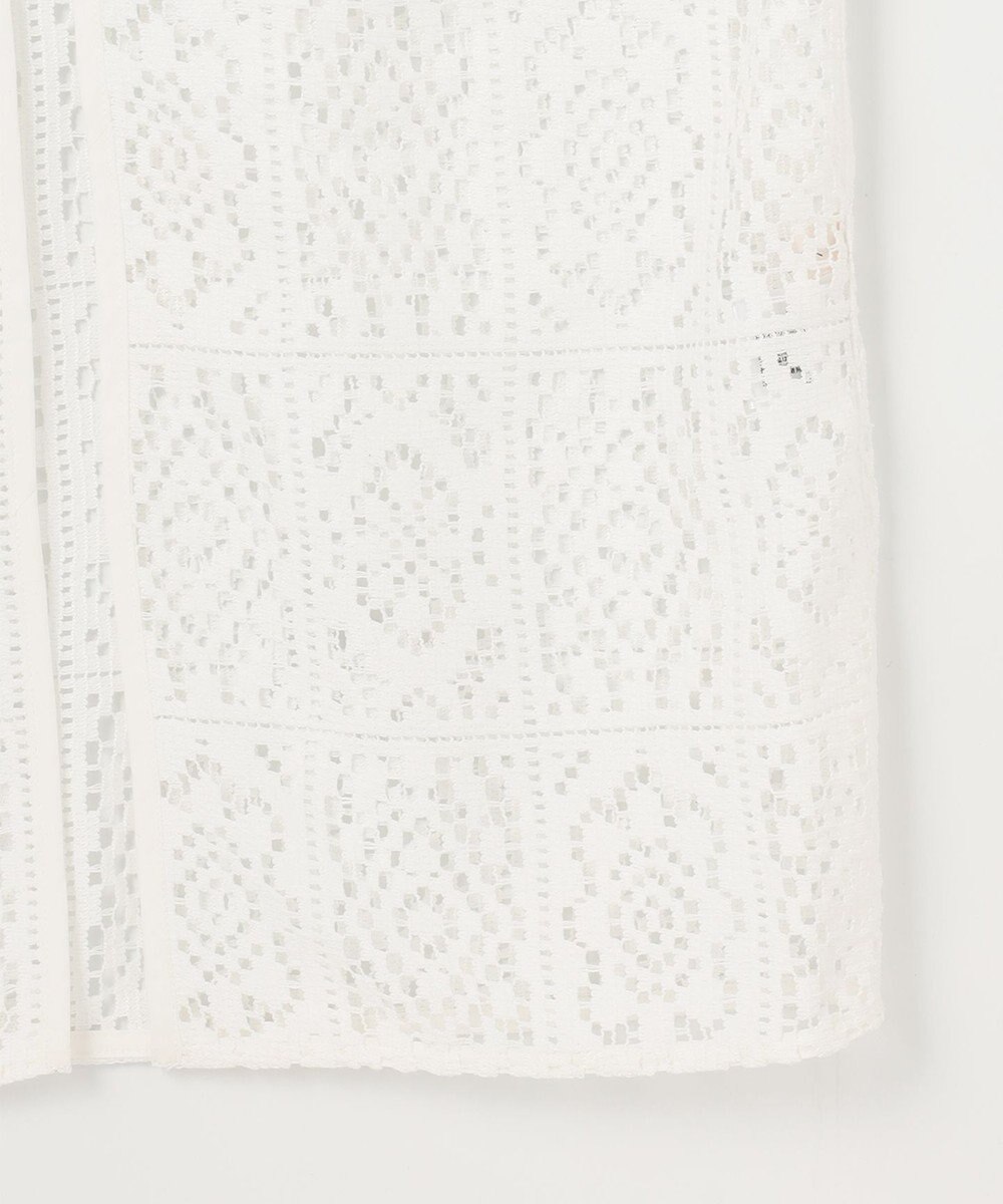 Feroux 【洗える】ヴィンテージレースロング ジレ 