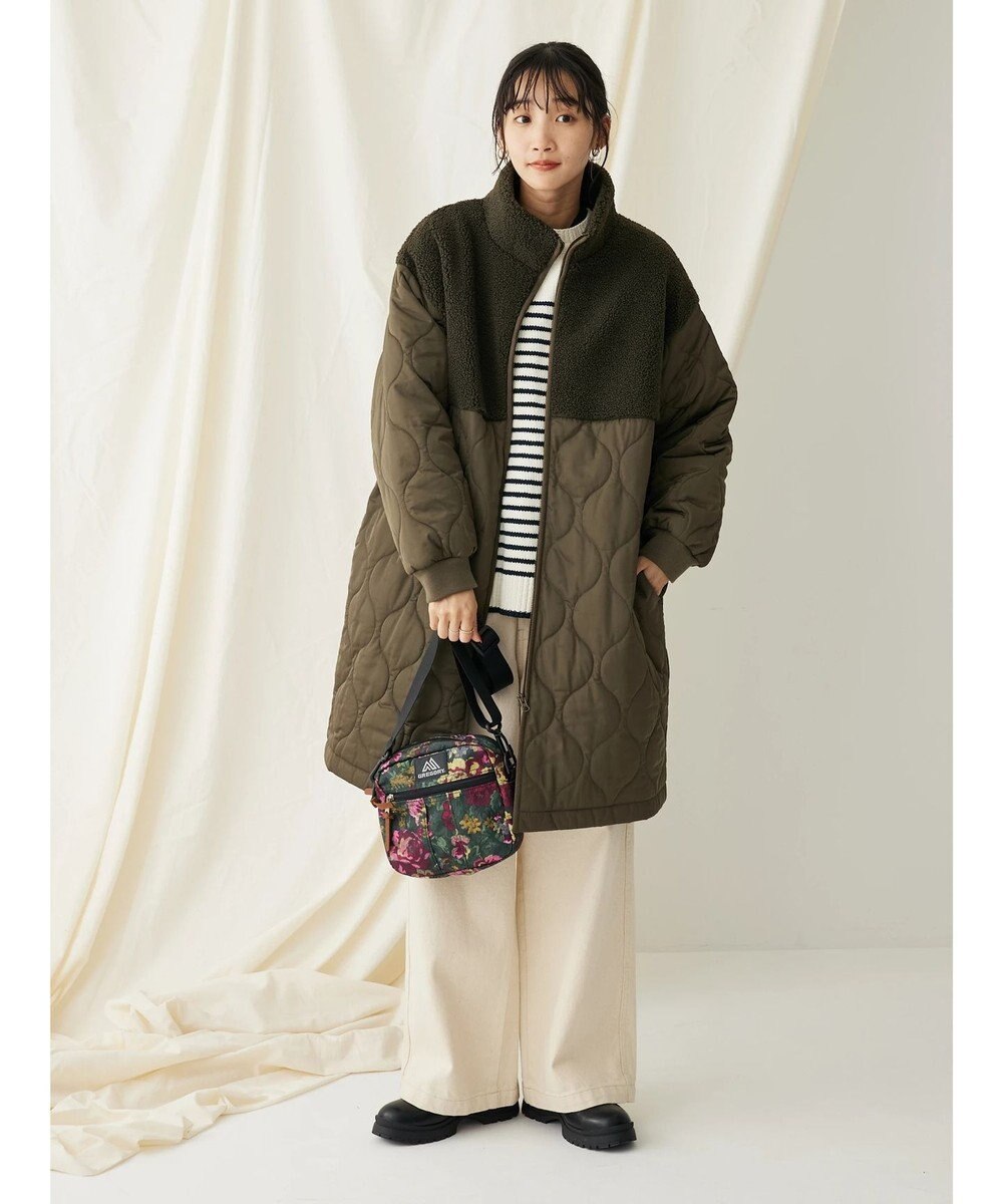 CRAFT STANDARD BOUTIQUE ボア＆キルティングスタンドコート 