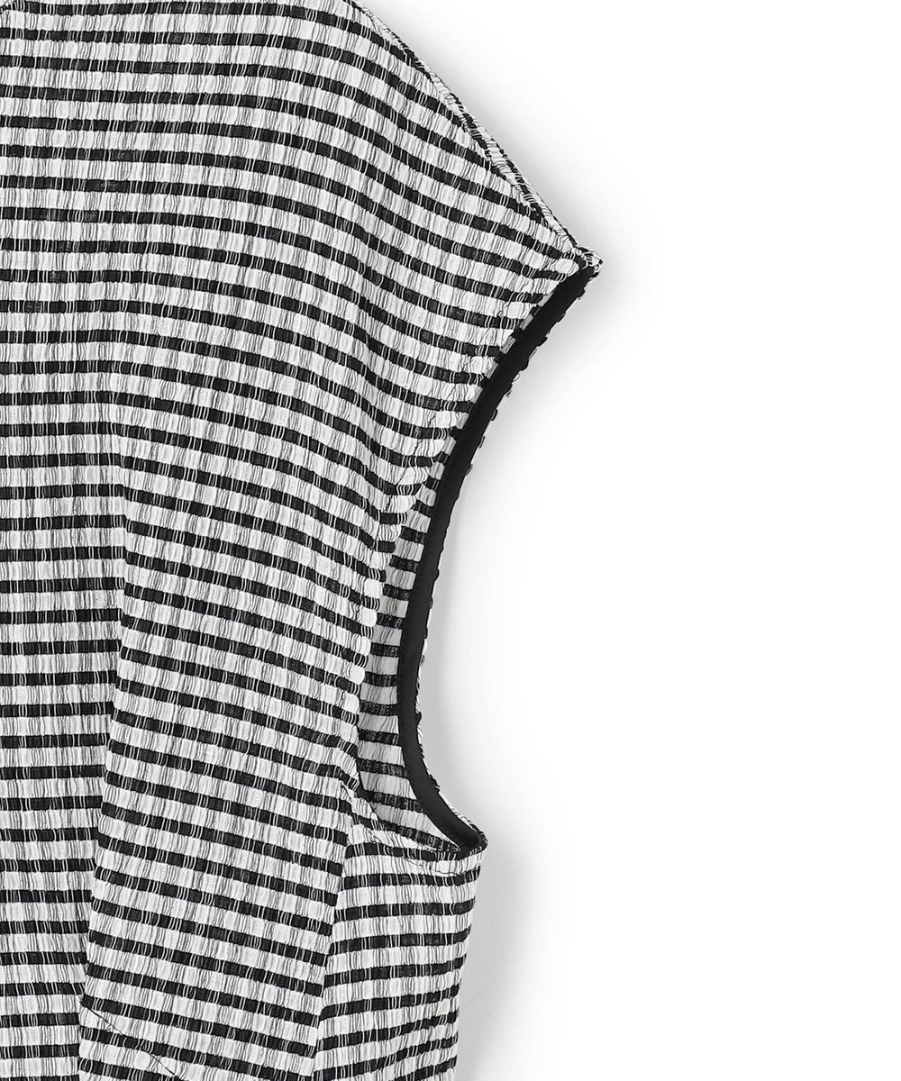 uncrave ギンガムチェック ジレブラウス 