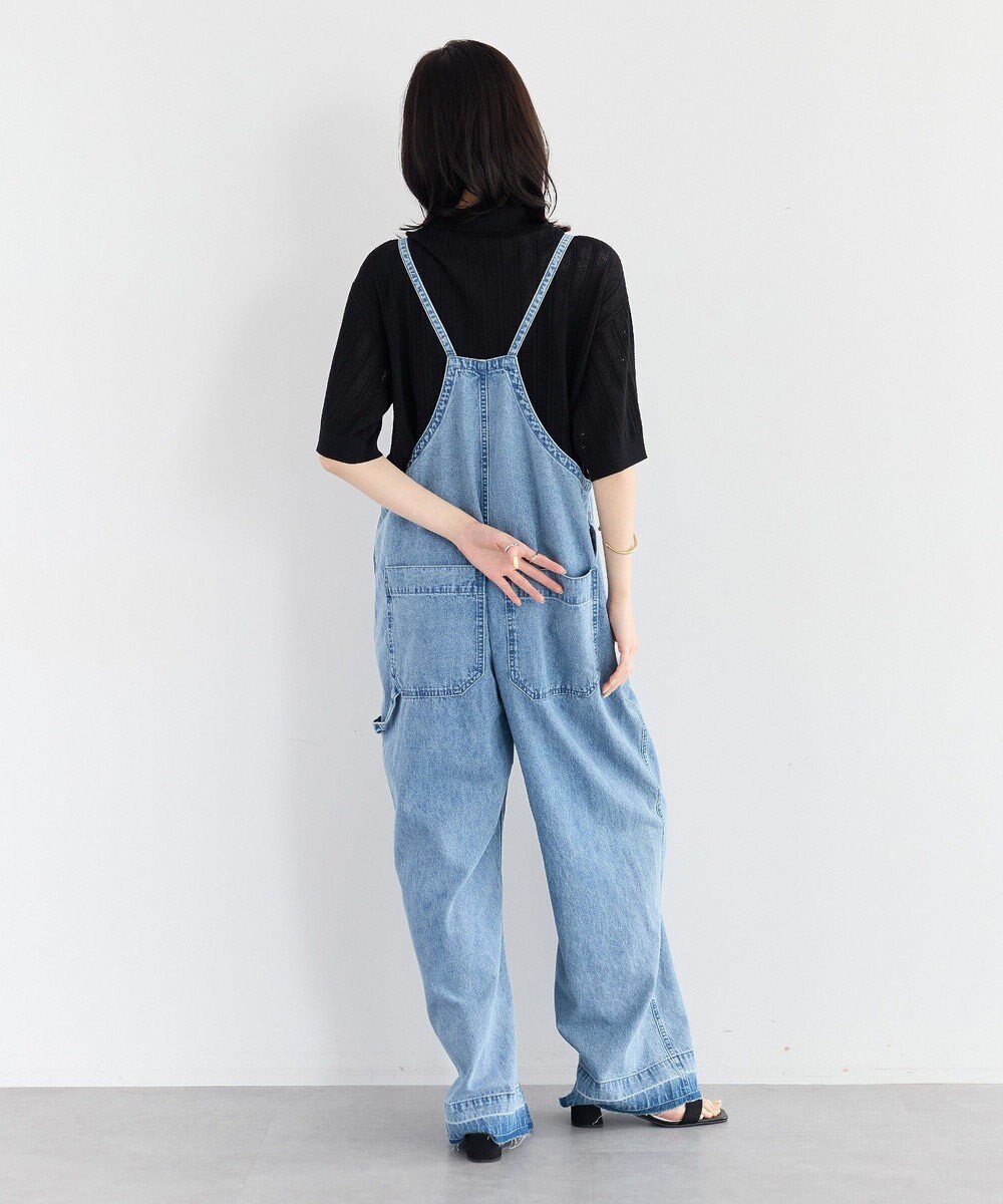 YECCA VECCA 綿麻デニムサロペット 