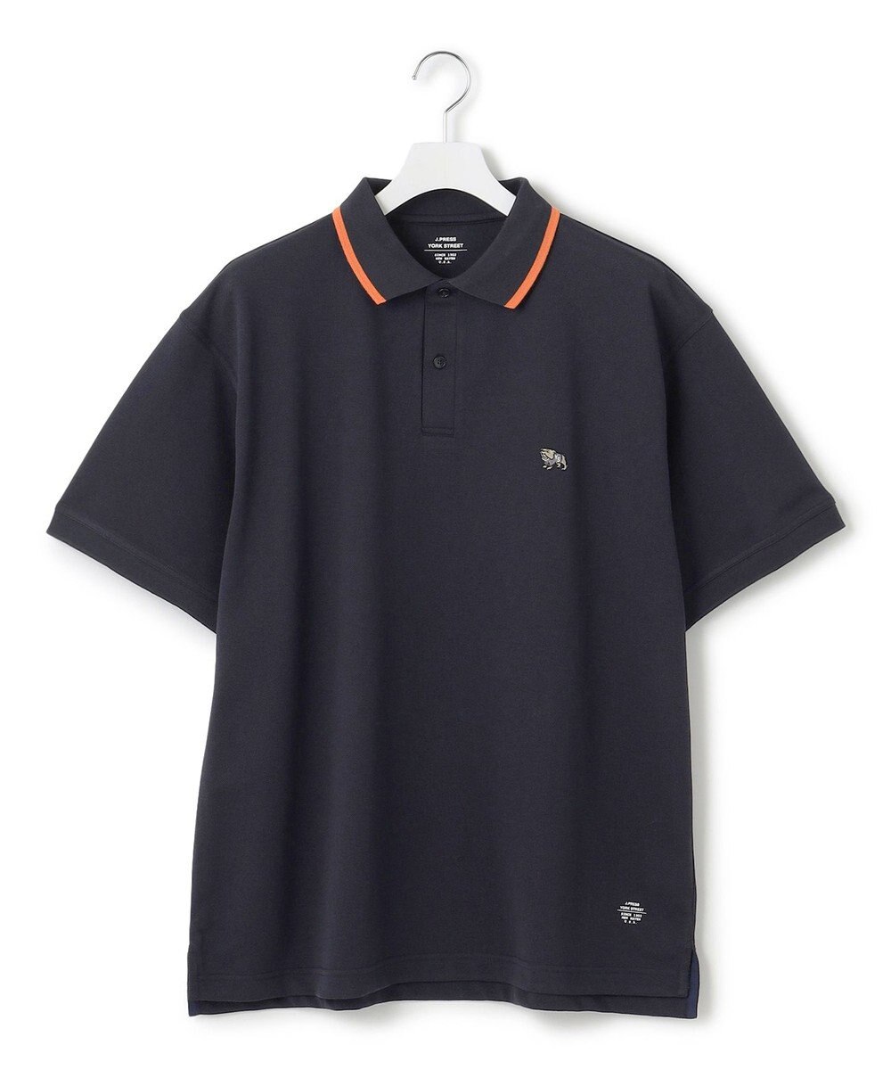 J.PRESS YORK STREET 【UNISEX】ブルドックワンポイント ポロシャツ 