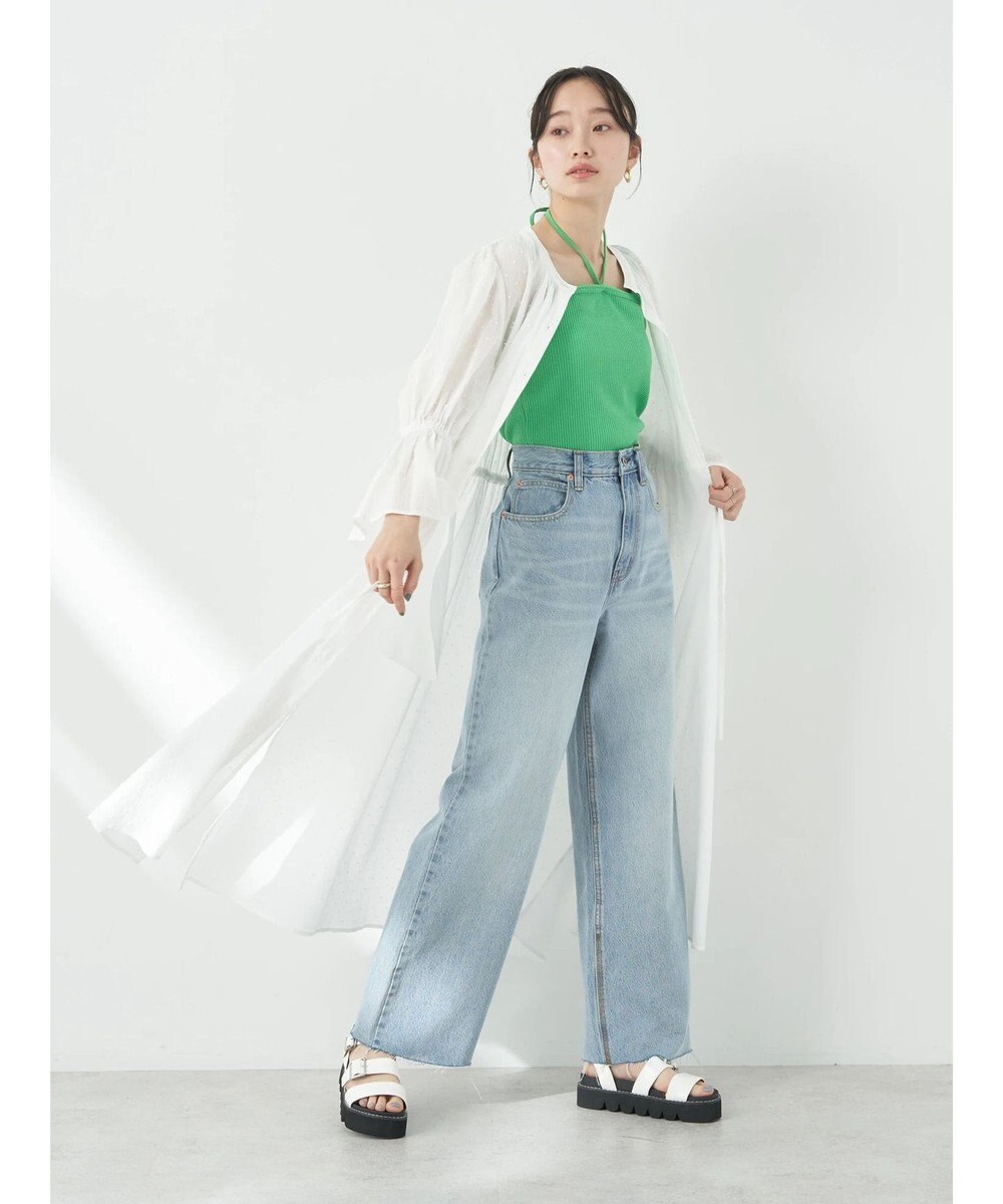 earth music&ecology ドットドビーワンピース 