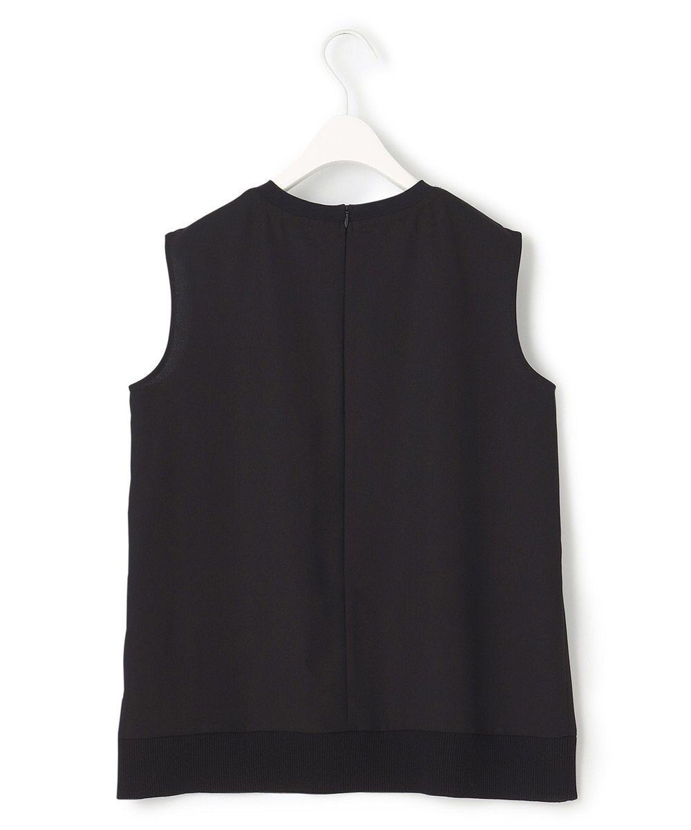 ICB 【洗える】FluidBackSatin ノースリーブプルオーバー 