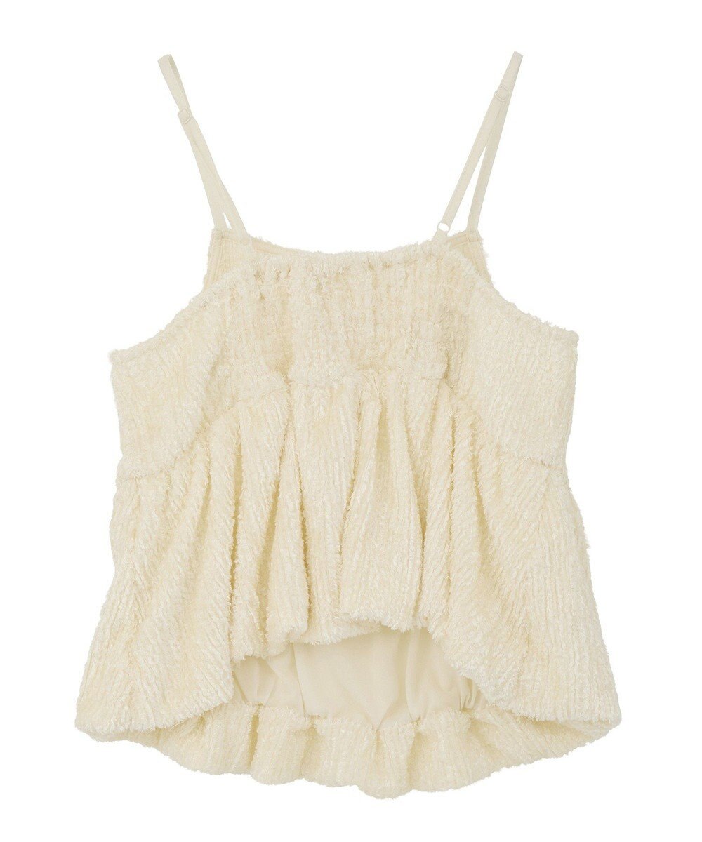 Green Parks 表面感ベロアバルーンキャミビスチェ 