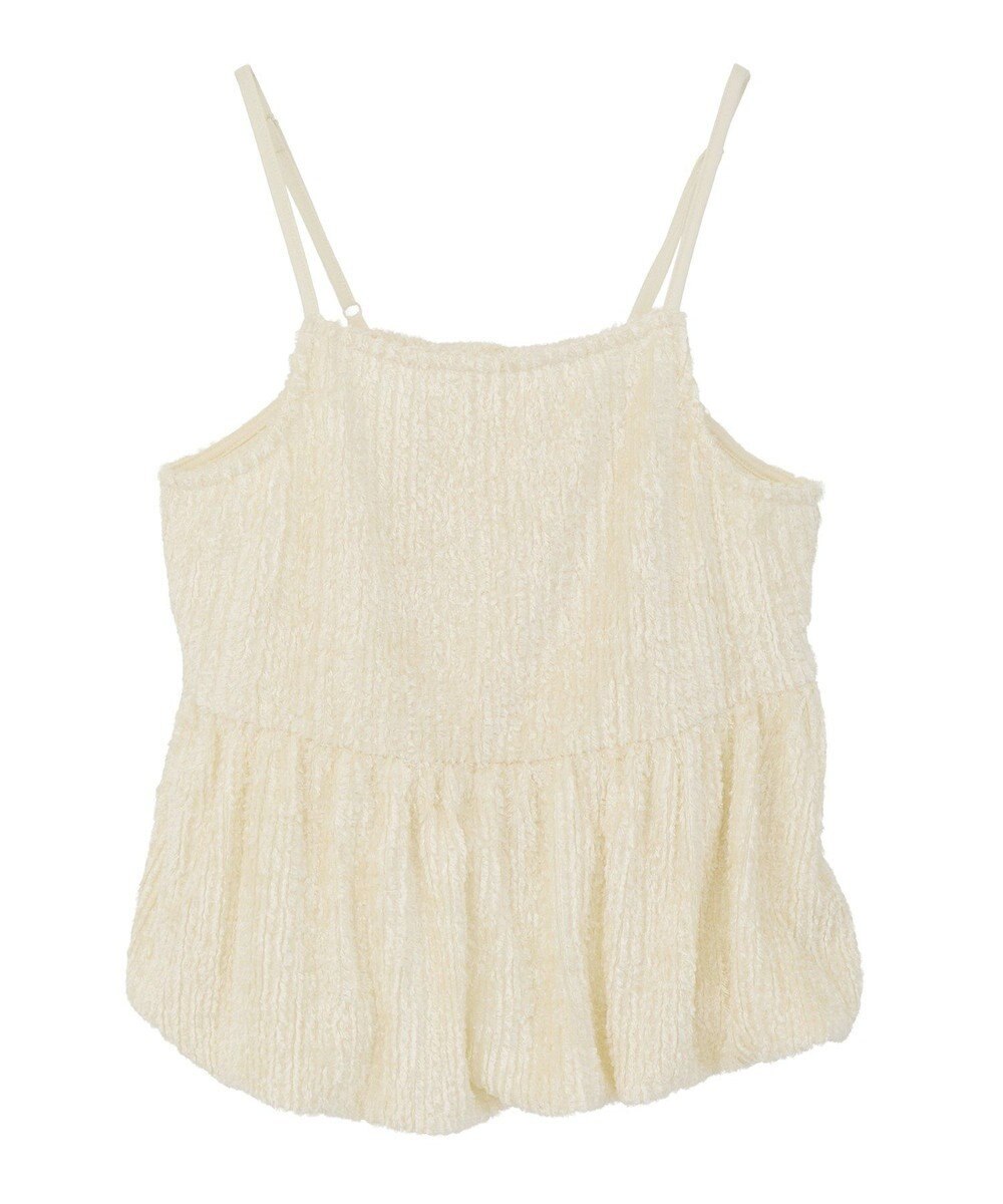 Green Parks 表面感ベロアバルーンキャミビスチェ 