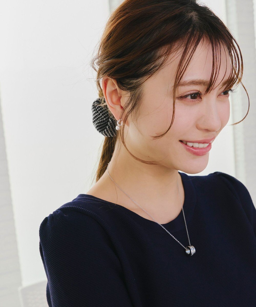 Tiaclasse フラワーパーツ付きシュシュ 