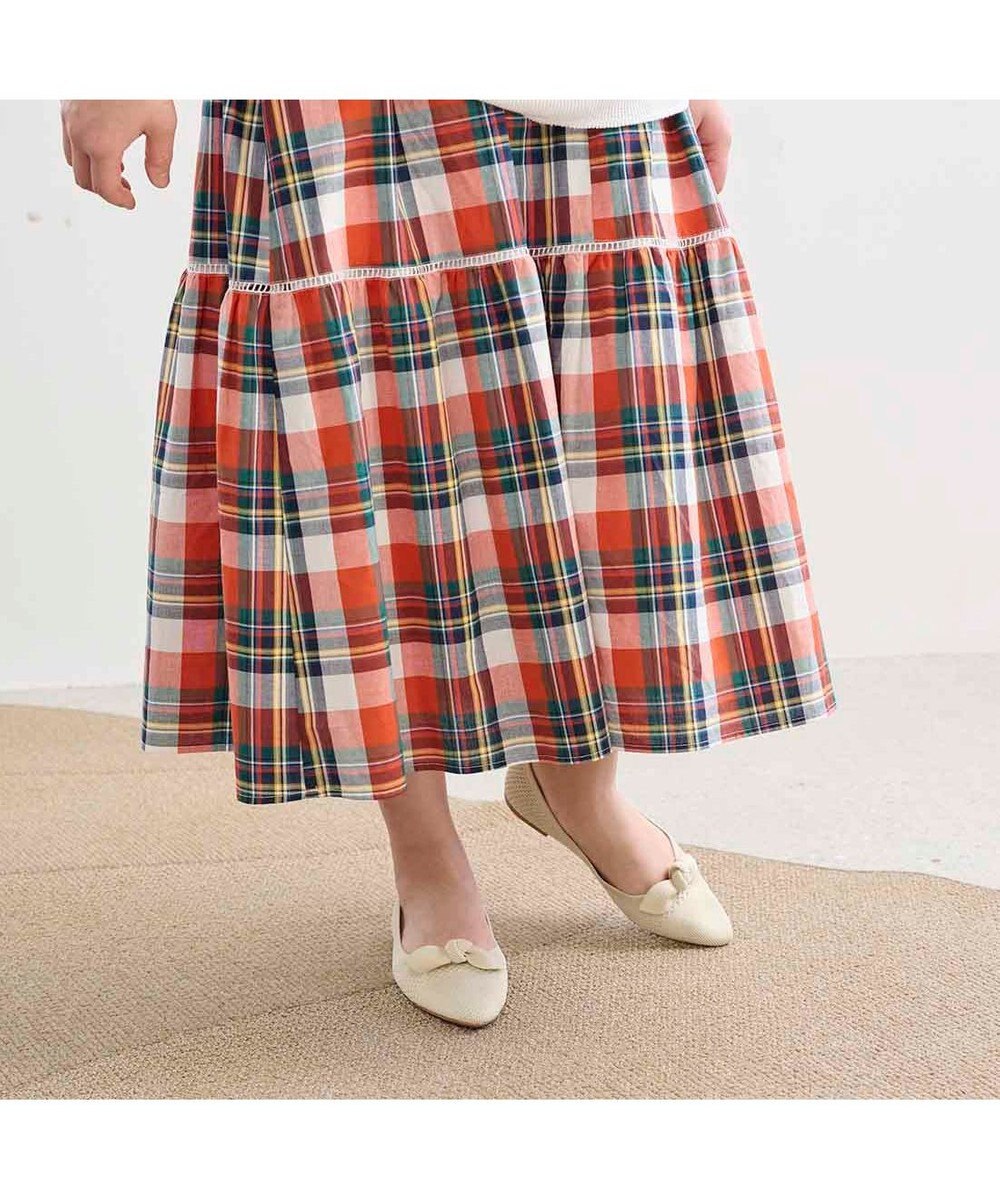 ing <ing>【サステナブル】２WAYポインテッドトゥニットパンプス 