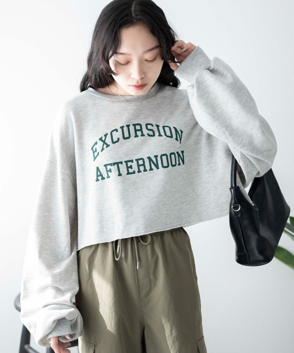 WEGO ヴィンテージライクショートスウェット 