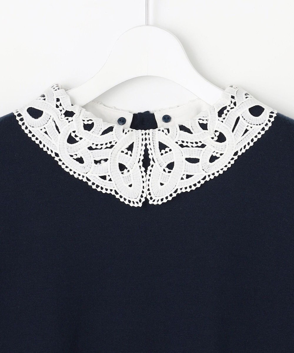 ANY SIS S レース襟 ニット 