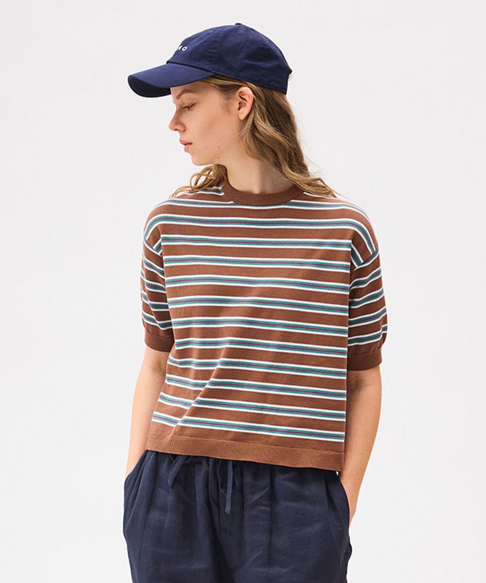 LENO MULTI BORDER KNIT《UNISEX》/ マルチボーダーニット 