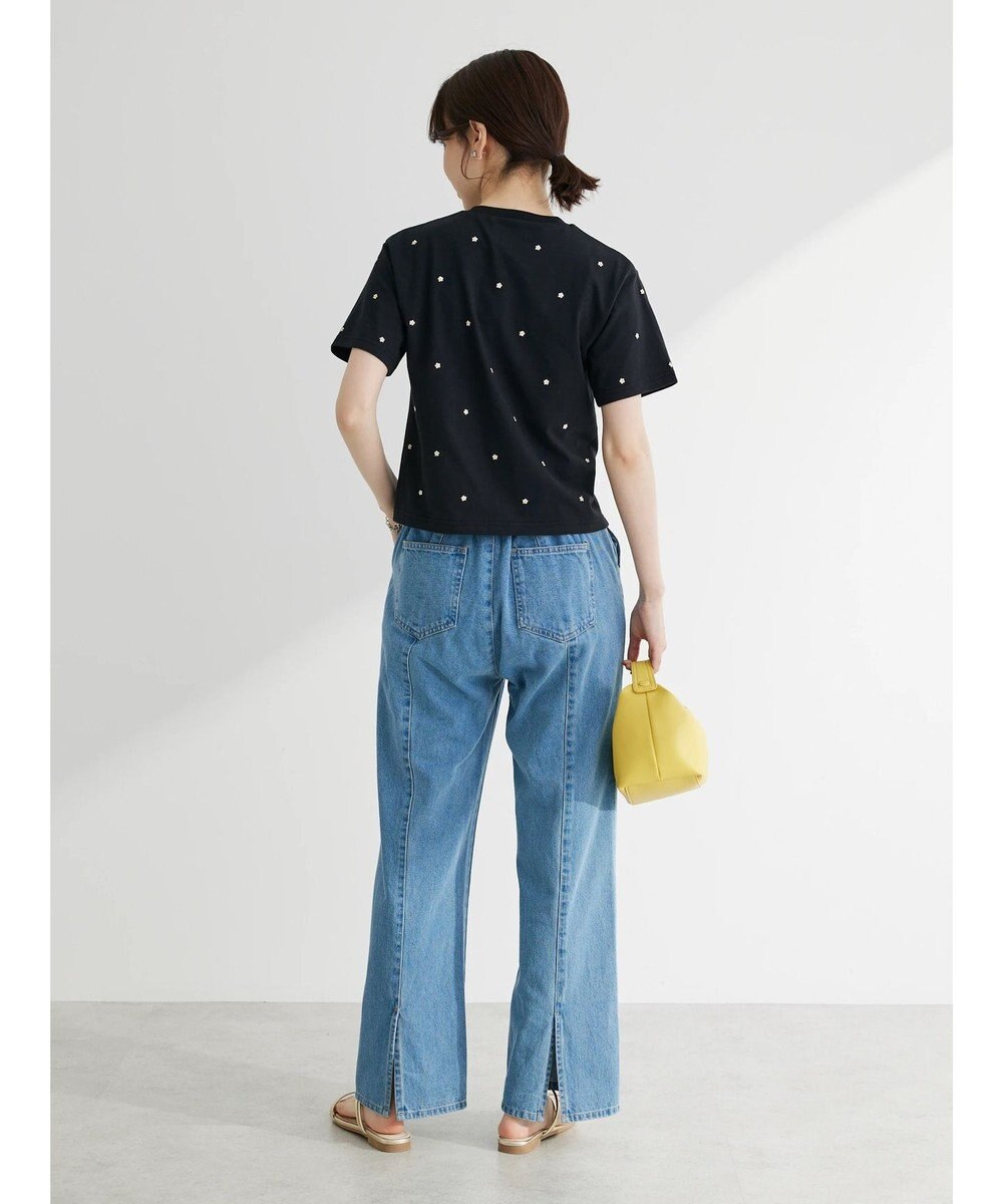 Green Parks ・ＥＬＥＮＣＡＲＥ　ＤＵＥ　バックスリットデニムパンツ 