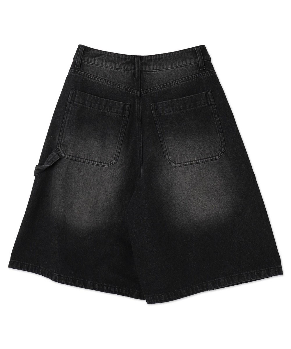 WEGO ウエストドロストダブルニーバギーハーフパンツ 